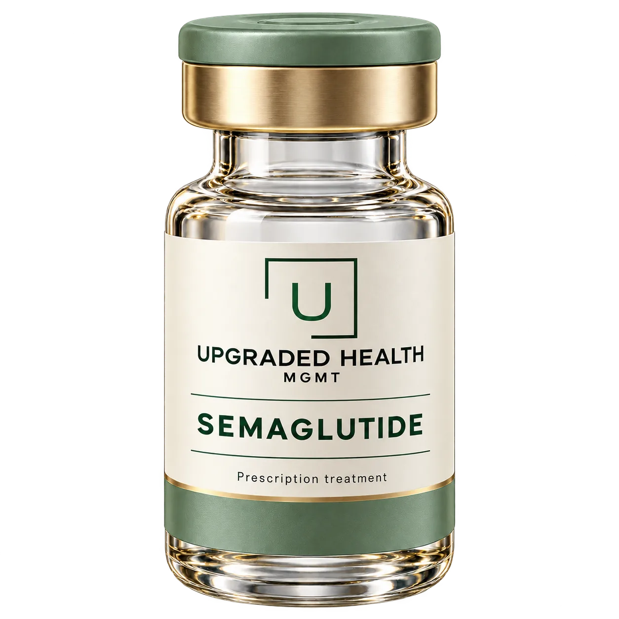 Semaglutide premium Upgraded Health presentation concept
